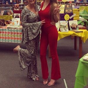 Red Flare Jumpsuit (Vintage/Winner U.S.A.)